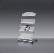 得力（deli）9308 標(biāo)準(zhǔn)雜志架 銀色 1個(gè)裝