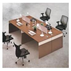 昊豐 HF-010四人位組合辦公臺(tái) 柚木色 2800*1400*750