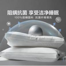 夢潔家紡 酒店同款軟枕芯 成人纖維枕頭一個裝 45*75cm