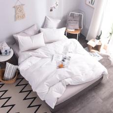 夢卡琳 白色純棉被套單件 60支全棉酒店賓館全棉被罩210*250cm