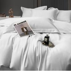 夢卡琳 全棉被套單件單雙人簡約素色被套純棉純色被罩 210*250白色